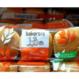 BC Plain Burger Buns x6  EH8570